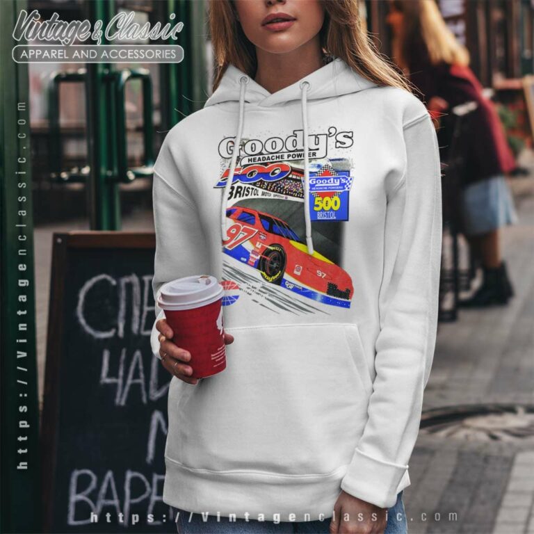 Vintage Goodys Bristol 500 Graphic Nascar Hoodie Vintage Goodys Bristol 500 Graphic Nascar Hoodie