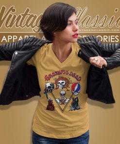 Vintage Grateful Dead Jerry Garcia 1978 Tour V Neck TShirt