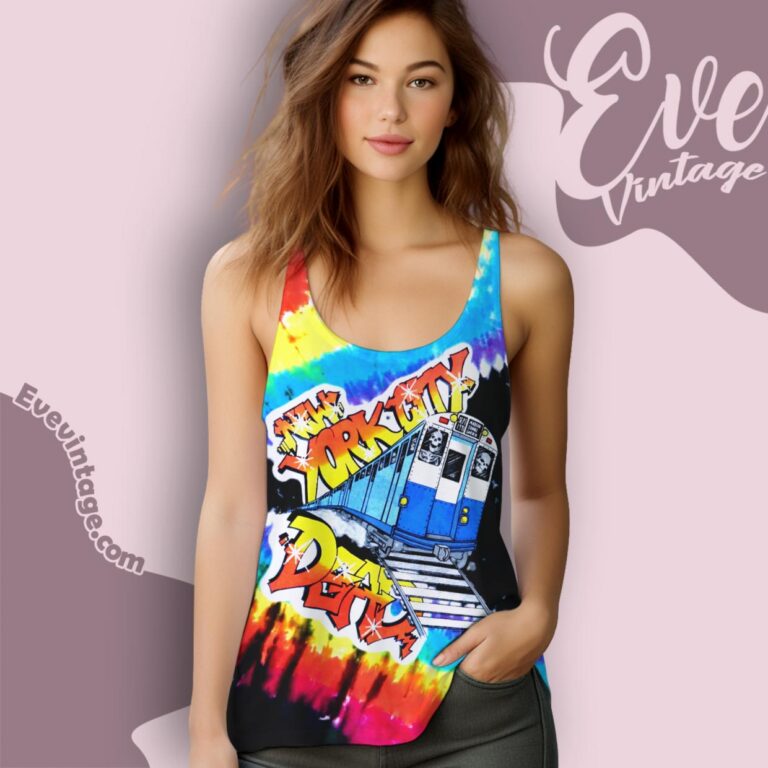 Vintage Grateful Dead Tie dye Shirt 1991 Madison Square Garden Nyc Tie dye Tank top Vintage Grateful Dead Tie dye Shirt 1991 Madison Square Garden Nyc Tie dye Tank top