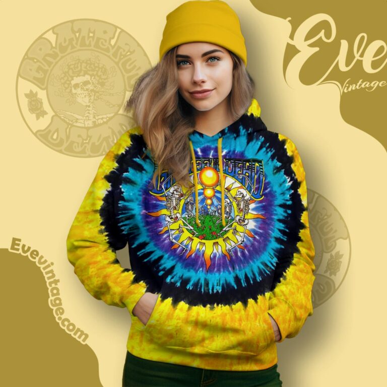 Vintage Grateful Dead Tie dye Shirt Summer Tour 1991 Hoodie Vintage Grateful Dead Tie dye Shirt Summer Tour 1991 Hoodie