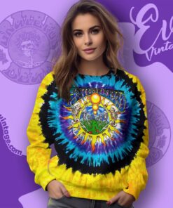 Vintage Grateful Dead Tie-dye Shirt Summer Tour 1991 4 Vintage Grateful Dead Tie dye Shirt Summer Tour 1991 Sweatshirt