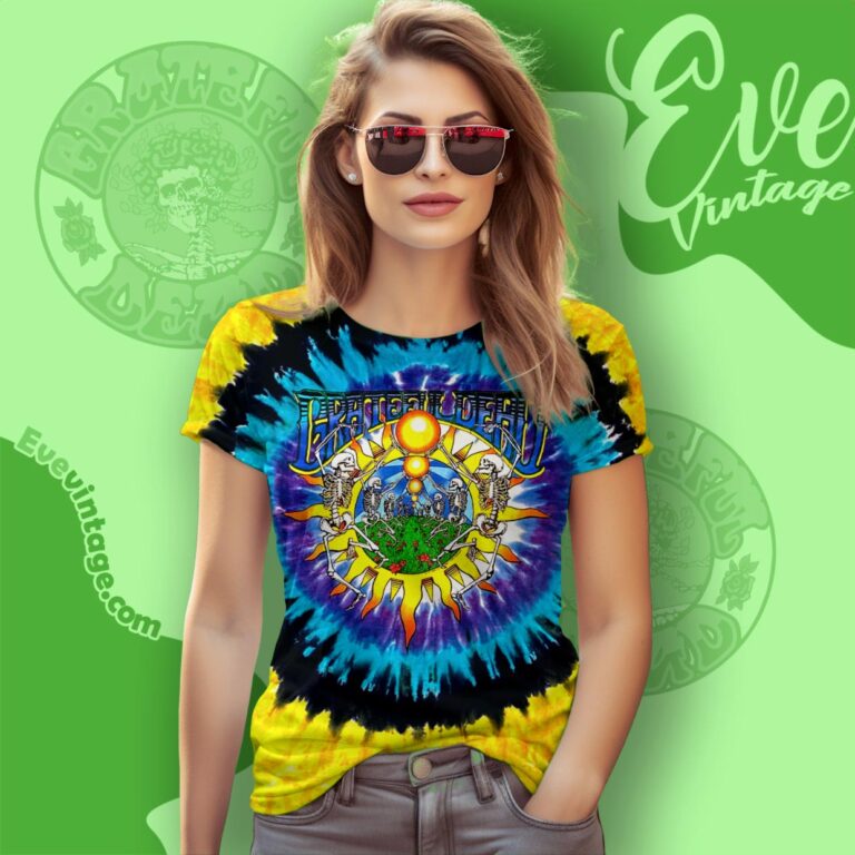 Vintage Grateful Dead Tie dye Shirt Summer Tour 1991 Women T Shirt Vintage Grateful Dead Tie dye Shirt Summer Tour 1991 Women T Shirt