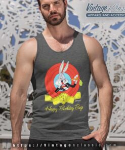 Vintage Happy Birthday Bugs 50th Anniversary Tank Top Racerback