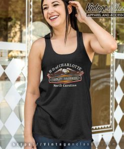 Vintage Harley Davidson 1997 Charlotte North Carolina Biker Graph Tank Top Racerback