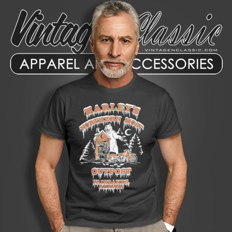 Vintage Harley Davidson Motorcycle Alaska North Pole Polar Bear T Shirt Vintage Harley Davidson Motorcycle Alaska North Pole Polar Bear T Shirt