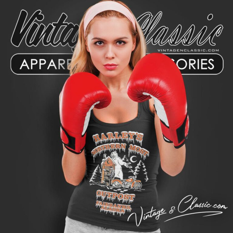 Vintage Harley Davidson Motorcycle Alaska North Pole Polar Bear Tank Top Racerback Vintage Harley Davidson Motorcycle Alaska North Pole Polar Bear Tank Top Racerback