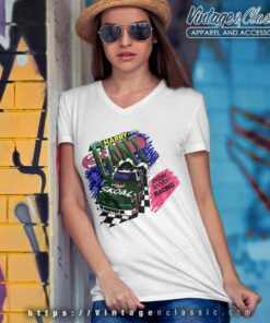 Vintage Harry Gant Skoal Bandit Racing Nascar V Neck TShirt