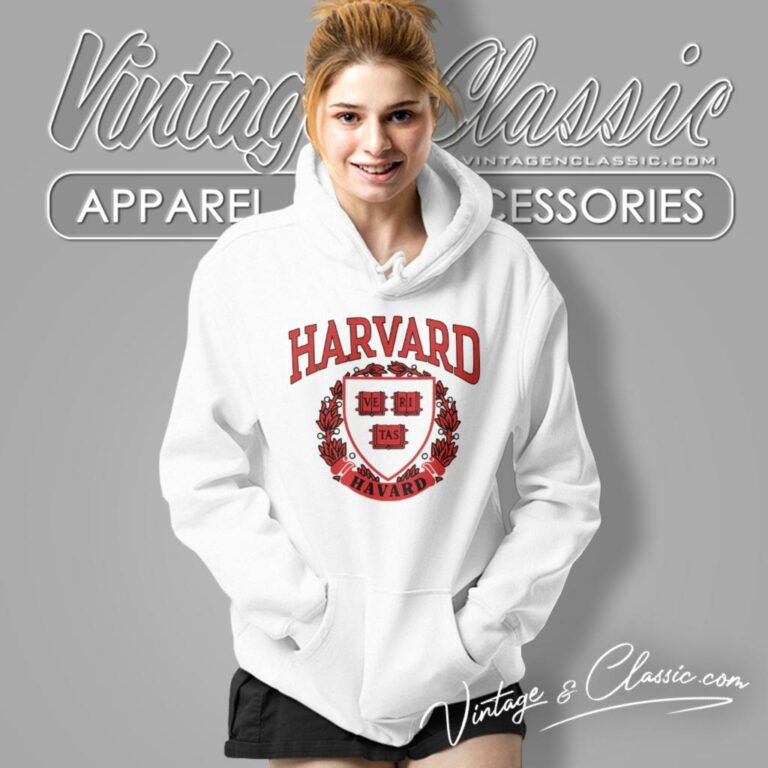 Vintage Harvard University Logo Hoodie Vintage Harvard University Logo Hoodie