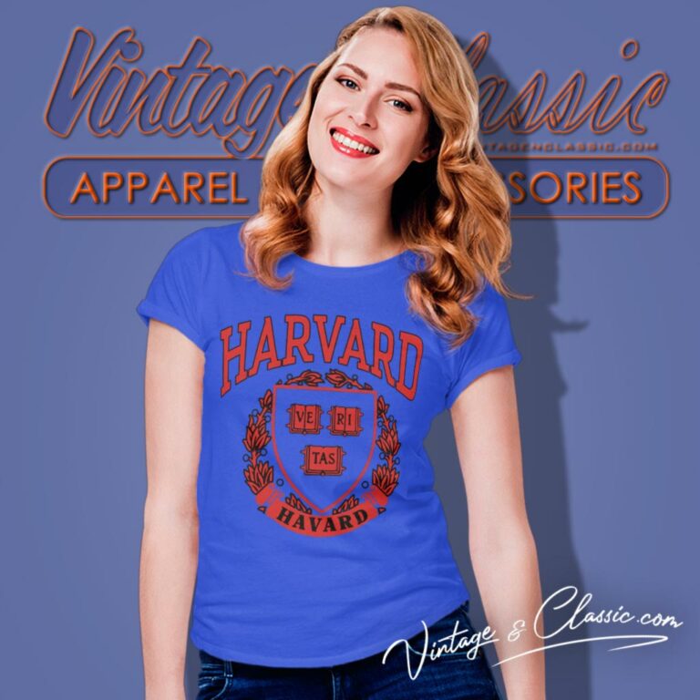 Vintage Harvard University Logo Women T Shirt Vintage Harvard University Logo Women T Shirt