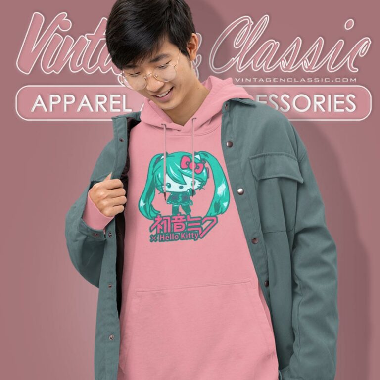 Vintage Hello Kitty Hatsune Miku Hoodie Vintage Hello Kitty Hatsune Miku Hoodie