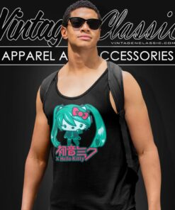 Vintage Hello Kitty Hatsune Miku Tank Top Racerback
