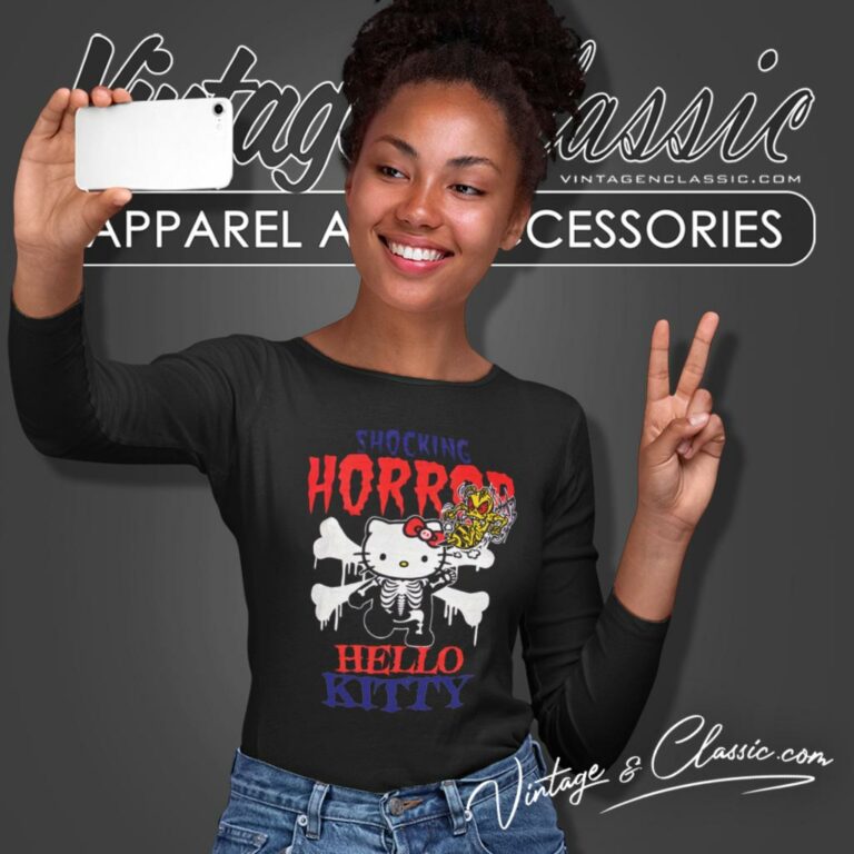 Vintage Hello Kitty X Balzac Shocking Horror Anime Long Sleeve Tee Vintage Hello Kitty X Balzac Shocking Horror Anime Long Sleeve Tee