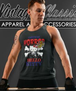 Vintage Hello Kitty X Balzac Shocking Horror Anime Tank Top Racerback