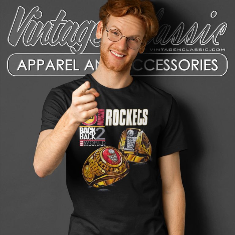 Vintage Houston Rockets Back To Back Champions T Shirt Vintage Houston Rockets Back To Back Champions T Shirt