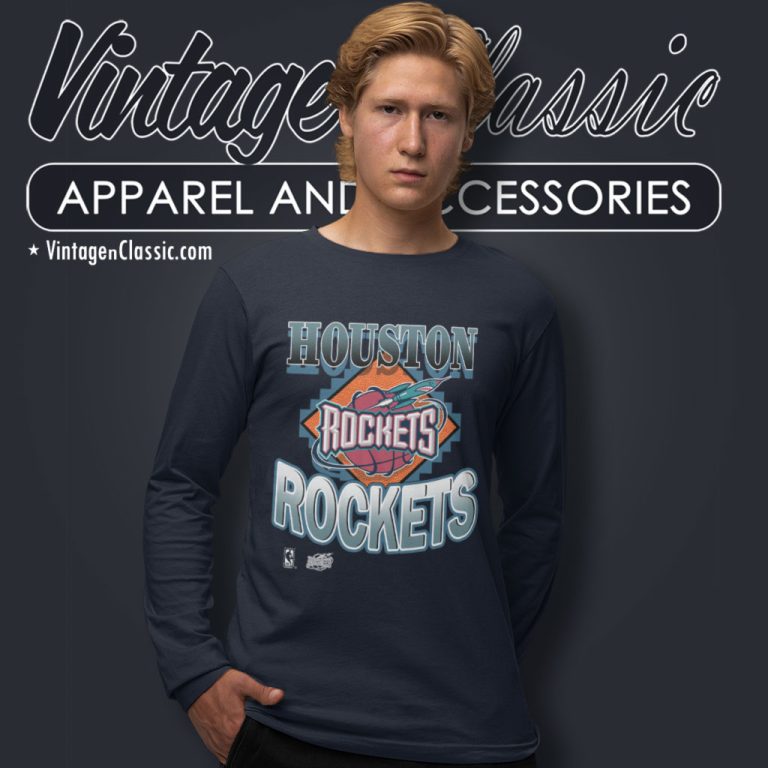 Vintage Houston Rockets Nba Long Sleeve Tee Vintage Houston Rockets Nba Long Sleeve Tee