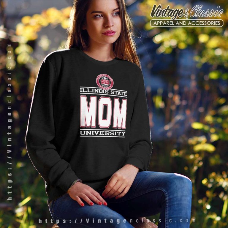 Vintage Illinois State University Mom Sweatshirt Vintage Illinois State University Mom Sweatshirt
