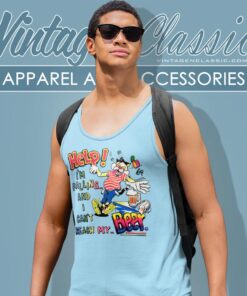 Vintage Im Falling And I Cant Reach My Beer Funny Tank Top Racerback