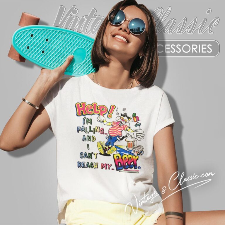 Vintage Im Falling And I Cant Reach My Beer Funny Women T Shirt Vintage Im Falling And I Cant Reach My Beer Funny Women T Shirt