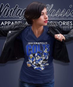 Vintage Indianapolis Colts Disney Nfl V Neck TShirt