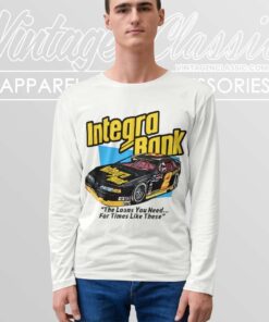 Vintage Integra Bank 2 Nascar Long Sleeve Tee