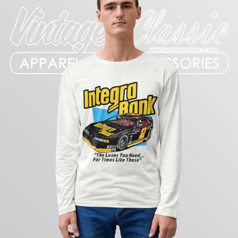 Vintage Integra Bank 2 Nascar Long Sleeve Tee Vintage Integra Bank 2 Nascar Long Sleeve Tee