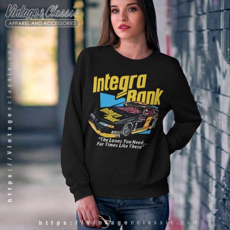 Vintage Integra Bank 2 Nascar Sweatshirt Vintage Integra Bank 2 Nascar Sweatshirt