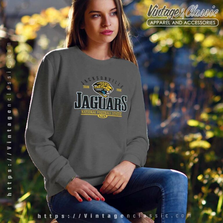 Vintage Jacksonville Jaguars Football Sweatshirt Vintage Jacksonville Jaguars Football Sweatshirt