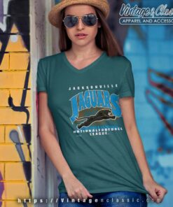Vintage Jacksonville Jaguars Nfl Football Shirt 5 Vintage Jacksonville Jaguars Nfl Football V Neck TShirt