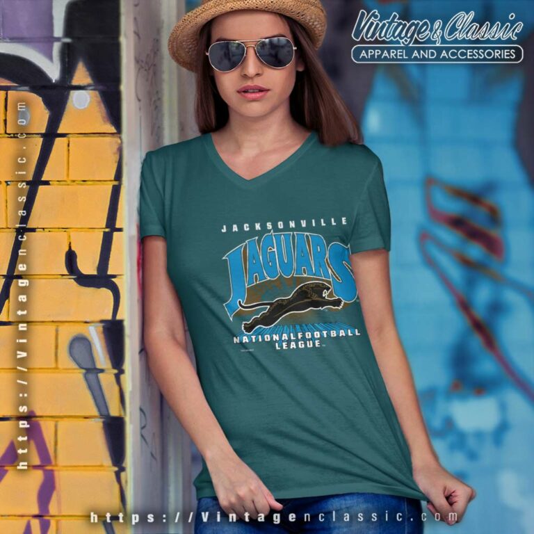 Vintage Jacksonville Jaguars Nfl Football V Neck TShirt Vintage Jacksonville Jaguars Nfl Football V Neck TShirt