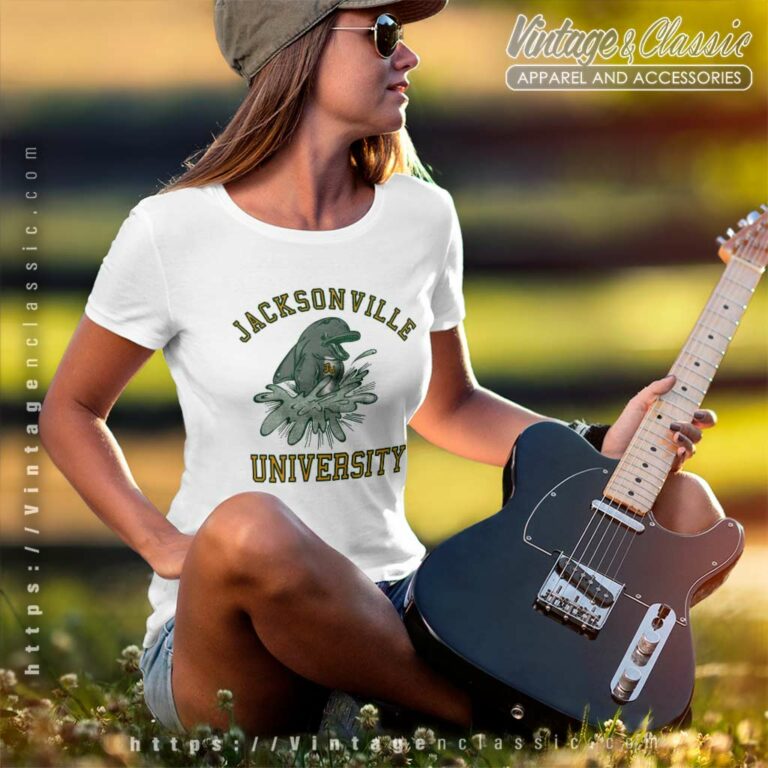 Vintage Jacksonville University Dolphins Women TShirt Vintage Jacksonville University Dolphins Women TShirt