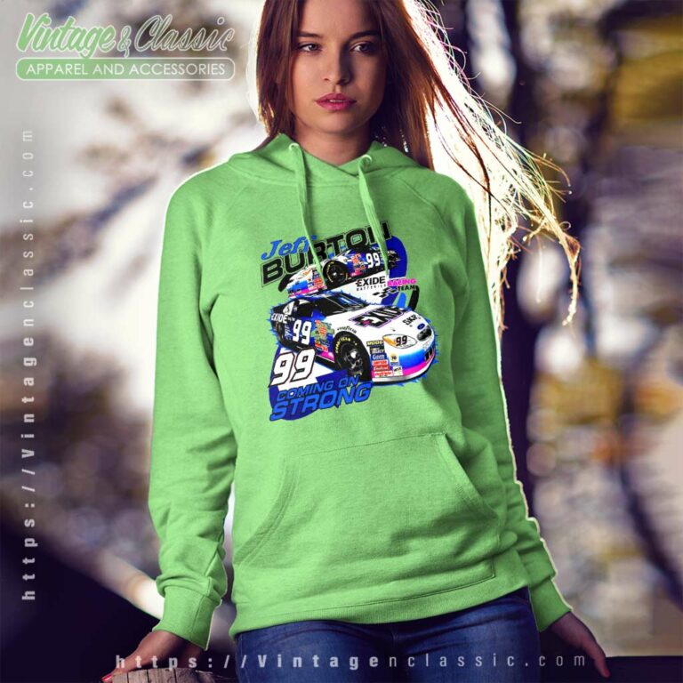 Vintage Jeff Burton 99 Nascar Racing Hoodie Vintage Jeff Burton 99 Nascar Racing Hoodie