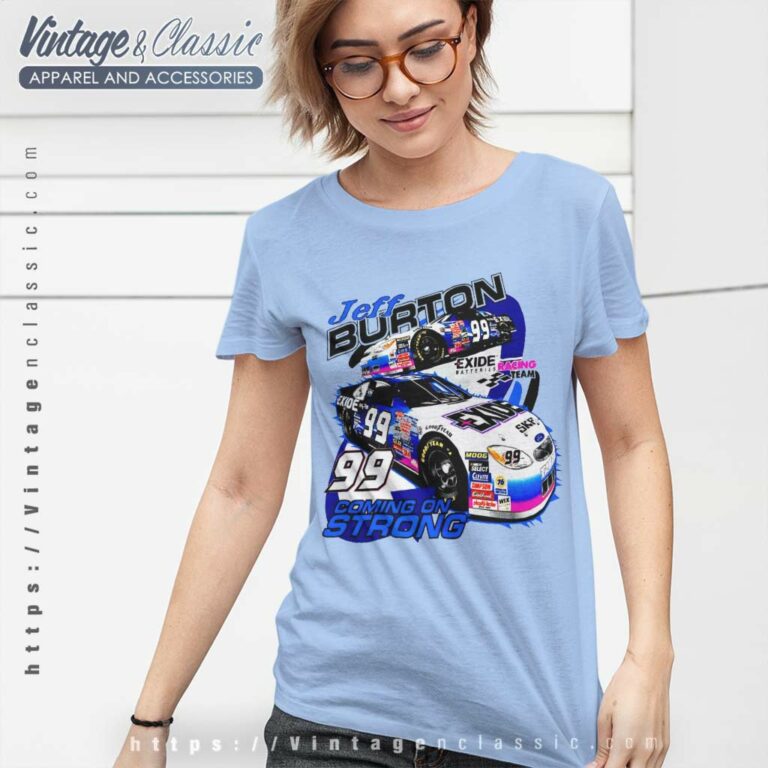 Vintage Jeff Burton 99 Nascar Racing Women TShirt Vintage Jeff Burton 99 Nascar Racing Women TShirt