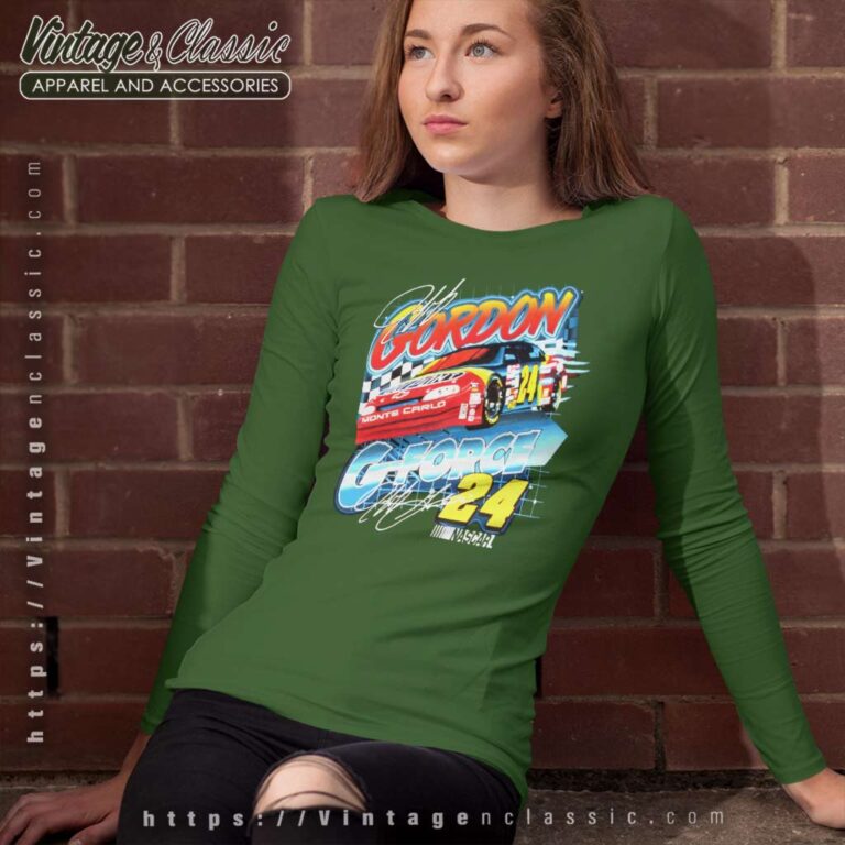 Vintage Jeff Gordon 24 Nascar Long Sleeve Tee Vintage Jeff Gordon 24 Nascar Long Sleeve Tee