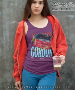 Vintage Jeff Gordon 24 Nascar Racing Graphic Tank Top Racerback