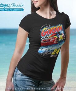 Vintage Jeff Gordon 24 Nascar Women TShirt