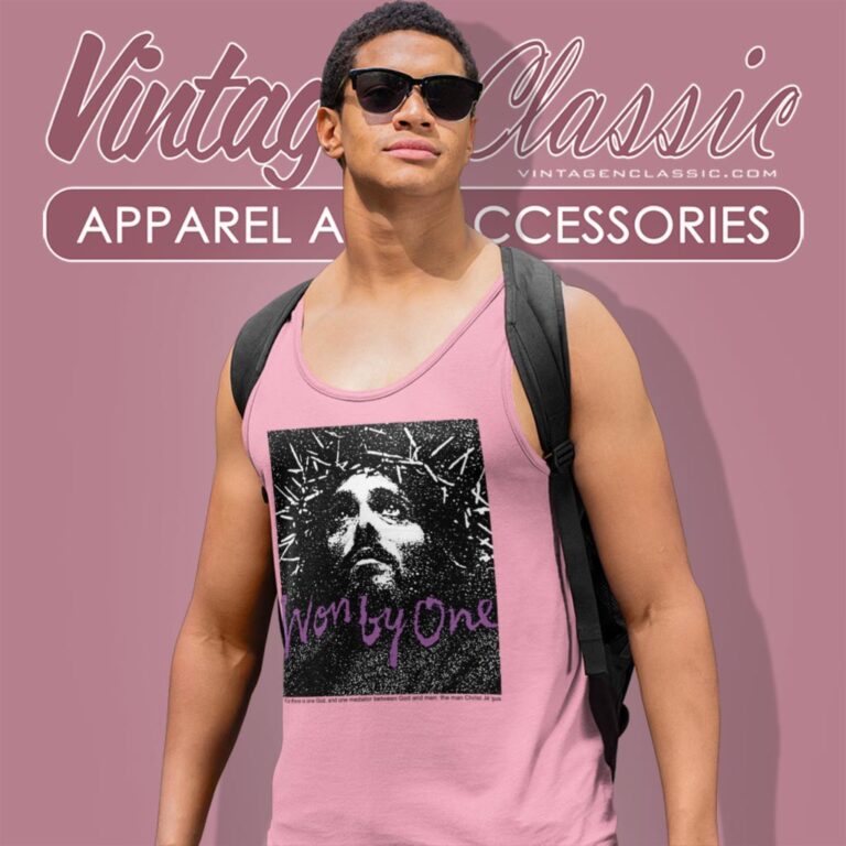 Vintage Jesus Won By One Living Epistles Tank Top Racerback Vintage Jesus Won By One Living Epistles Tank Top Racerback