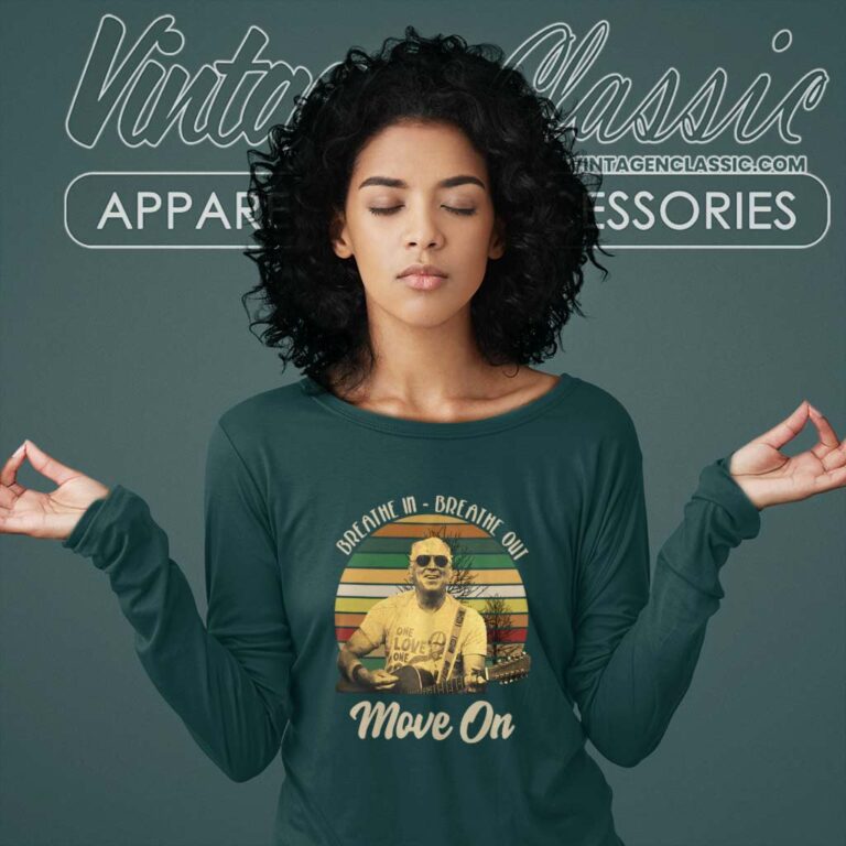 Vintage Jimmy Buffett Breathe In Breathe Out Move On Long Sleeve Tee Vintage Jimmy Buffett Breathe In Breathe Out Move On Long Sleeve Tee