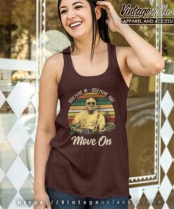 Vintage Jimmy Buffett Breathe In Breathe Out Move On Tank Top Racerback