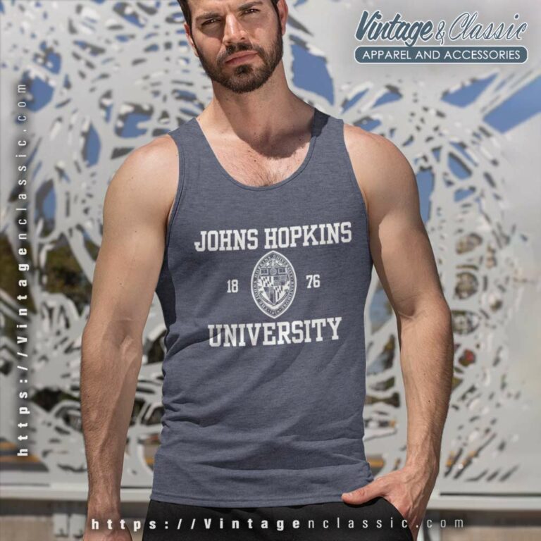 Vintage John Hopkins University Tank Top Racerback Vintage John Hopkins University Tank Top Racerback