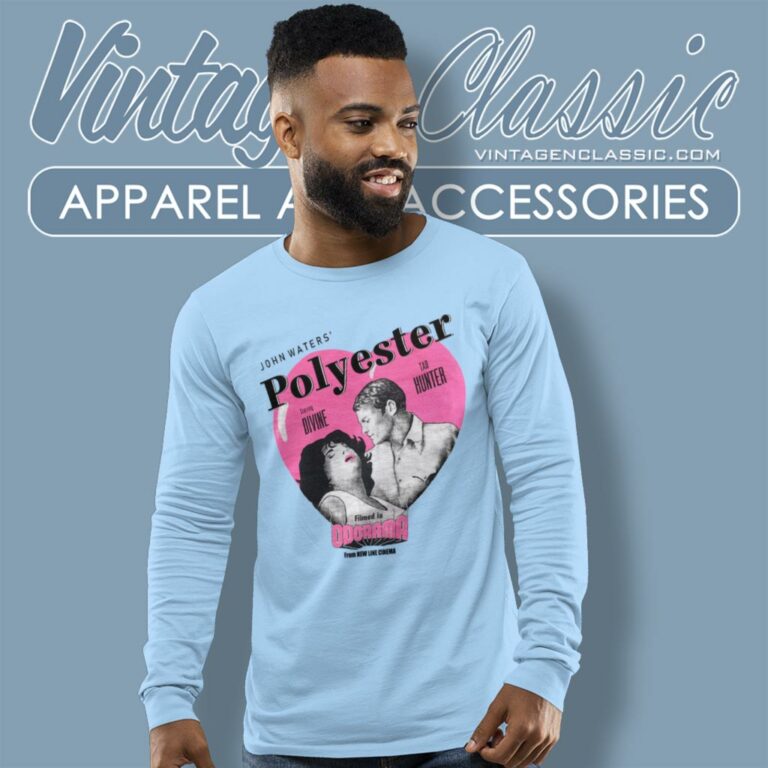 Vintage John Waters Polyester Film Long Sleeve Tee Vintage John Waters Polyester Film Long Sleeve Tee
