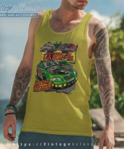 Vintage Jurassic Park Nascar Bobby Labonte Shirt 4 Vintage Jurassic Park Nascar Bobby Labonte Tank Top Racerback