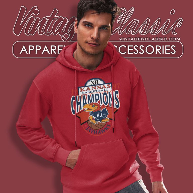 Vintage Kansas University Jayhawks Basketball Champions Hoodie Vintage Kansas University Jayhawks Basketball Champions Hoodie