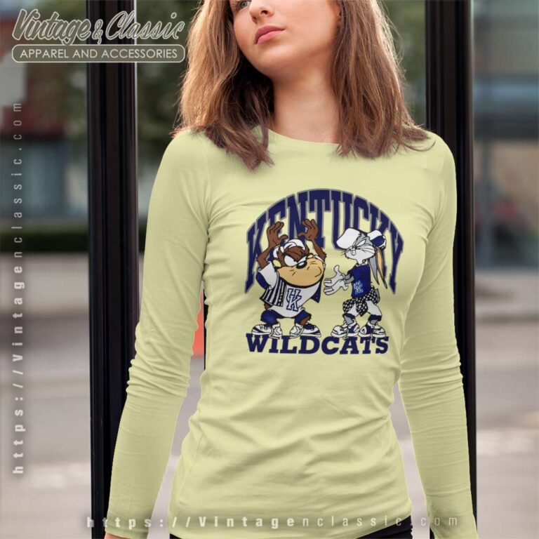Vintage Kentucky Wildcats Looney Tunes Long Sleeve Tee Vintage Kentucky Wildcats Looney Tunes Long Sleeve Tee