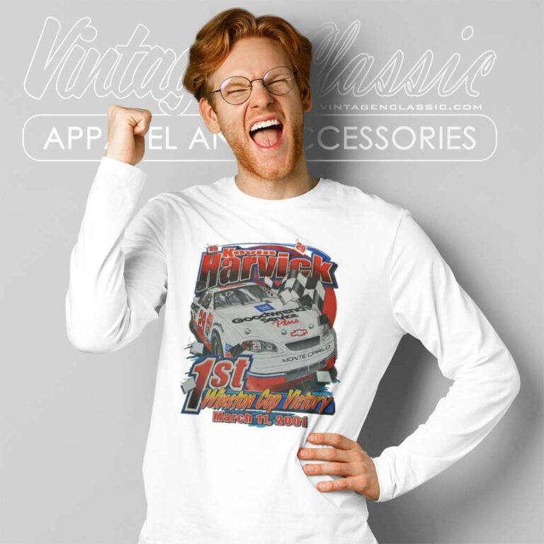 Vintage Kevin Harvick 1st Victory Long Sleeve Tee Vintage Kevin Harvick 1st Victory Long Sleeve Tee