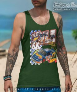 Vintage Kyle Petty Hot Wheels Nascar Tank Top Racerback