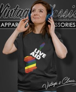 Vintage Live Aid Charity Concert This Shirt Saves Lives 9 Vintage Live Aid Charity Concert This Shirt Saves Lives Women T Shirt