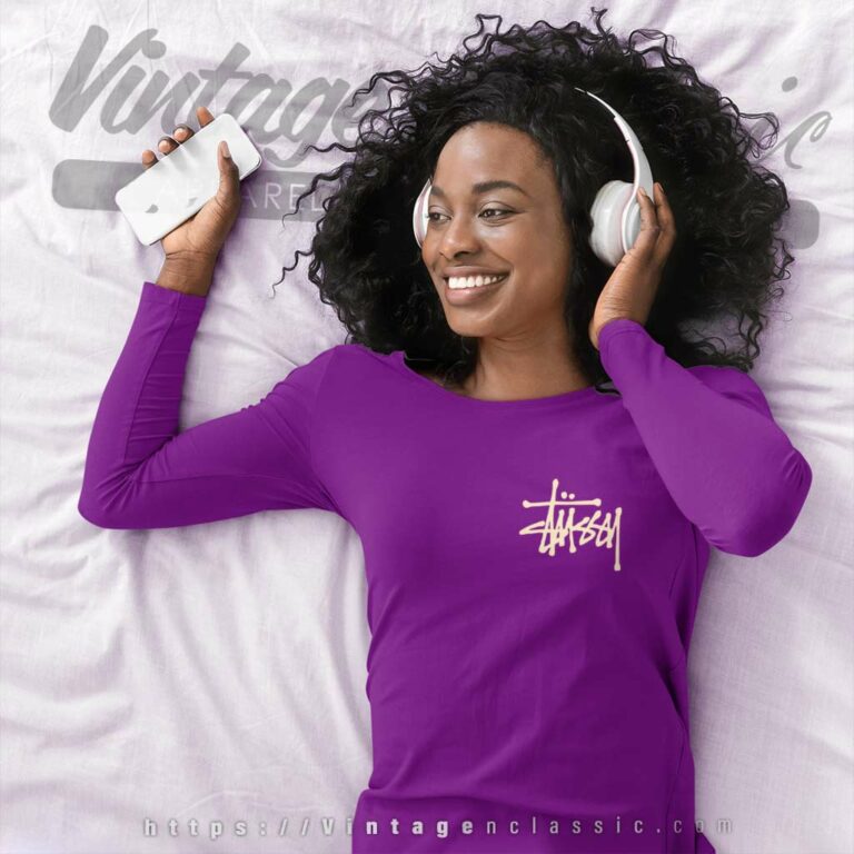 Vintage Logo Stussy Rooster Long Sleeve Tee Vintage Logo Stussy Rooster Long Sleeve Tee