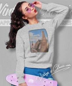 Vintage Lone Star Beer Bottle Armadillo Sweatshirt