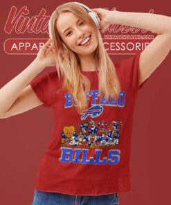 Vintage Looney Tunes Buffalo Bills Women TShirt