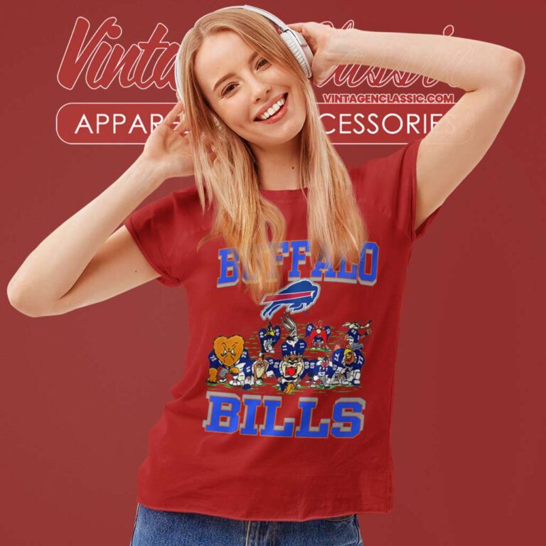 Vintage Looney Tunes Buffalo Bills Women TShirt Vintage Looney Tunes Buffalo Bills Women TShirt